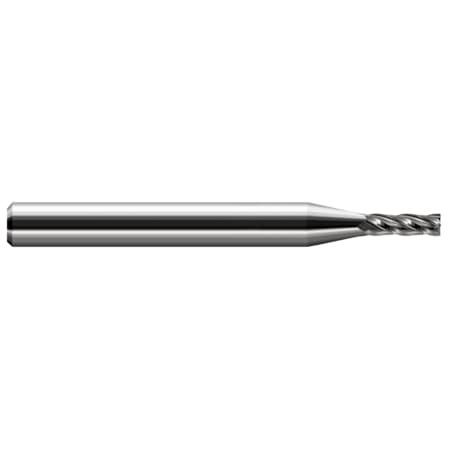 Harvey Tool Miniature End Mill - Square - Stub & Standard, 0.0620" (1/16), Material - Machining: Carbide 72062